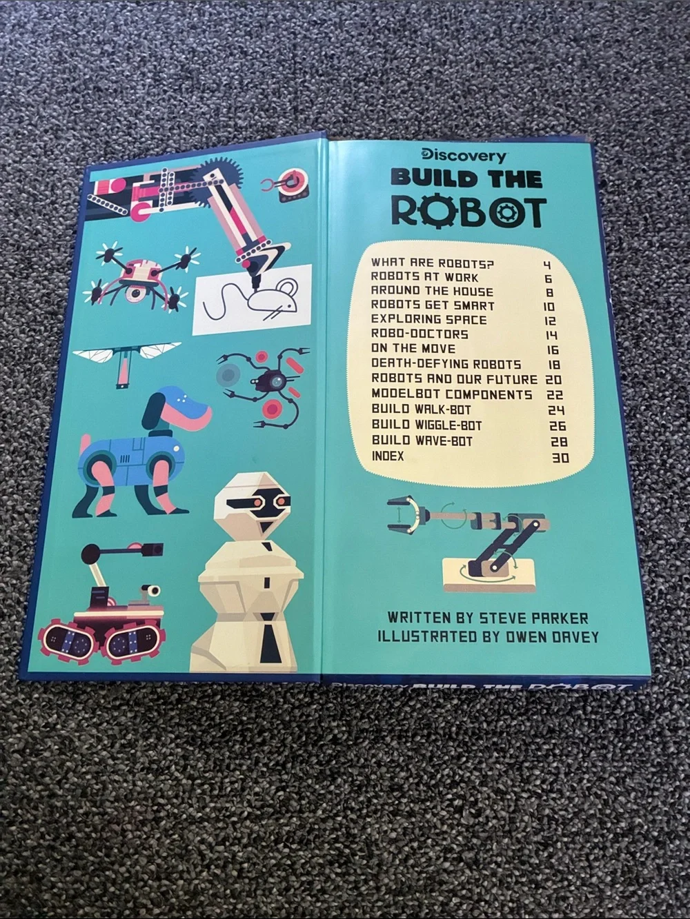 Discovery Build The Robot Kit - Navy, Teal & Gray